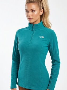 THE NORTH FACE | Aqua Half Zip Fleece Sweater Sz M